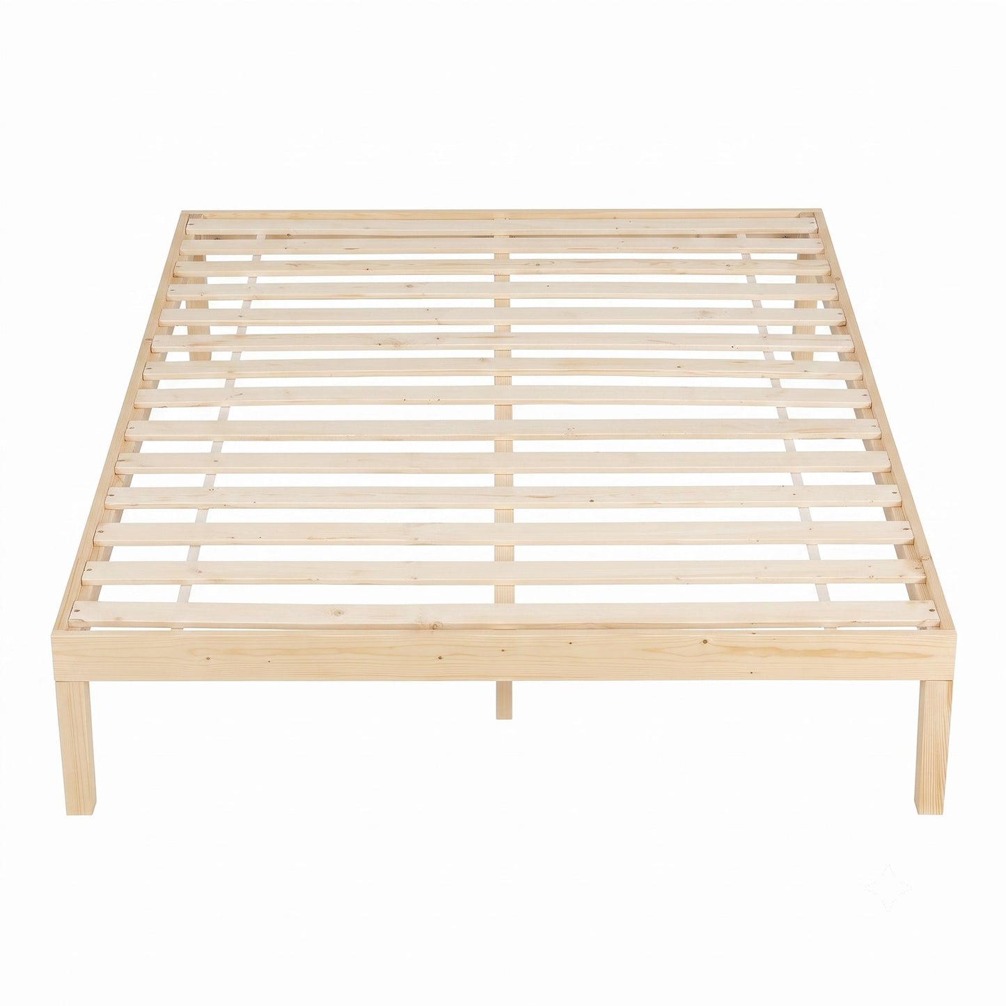 Artiss Bed Frame Double Size Wooden Base Mattress Platform Timber Pine BRUNO