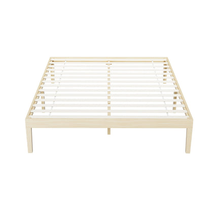 Artiss BRUNO Double Pine Wooden Bed Frame WBED-BRUNO-D-WD