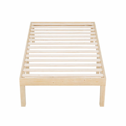 Artiss Bed Frame Single Size Wooden Base Mattress Platform Timber Pine BRUNO