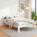 Artiss Bed Frame Double Size Wooden White JADE WBED-C-040D-137-AB