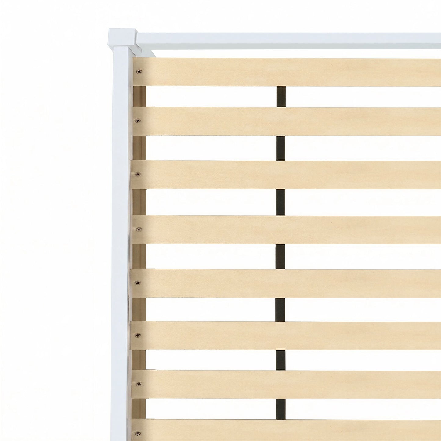 Artiss Bed Frame Queen Size Wooden White JADE WBED-C-040Q-N-153-AB