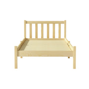 Artiss Bed Frame Single Size Wooden Oak SOFIE WBED-D-001S-WD
