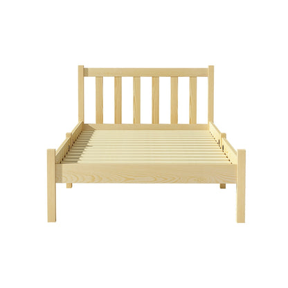Artiss Bed Frame Single Size Wooden Oak SOFIE WBED-D-001S-WD