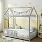 Artiss Bed Frame Wooden Kids House Frame Grey ROCK WBED-F-HOUSE-ROCK-S-GY-AB