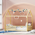 Artiss Bed Frame Wooden Kids House Frame Oak ROCK WBED-F-HOUSE-ROCK-S-WD-AB