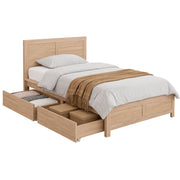 Artiss King Single Size Bed Frame with 2 Drawers Bedroom Furniture