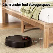 Artiss Single Bed Frame Wooden Bed Base Walnut