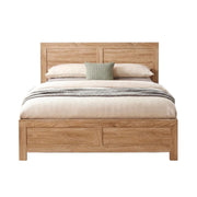 Artiss Single Bed Frame Wooden Bed Base Walnut