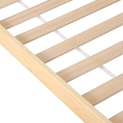 Artiss Bed Frame Double Size Rattan Wooden RITA WBED-RITA-D-WD-AB