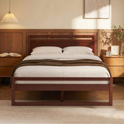 Artiss WITTON Walnut Queen Bed Frame