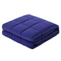 Giselle Bedding Weighted Blanket 9KG Kids Adults Heavy Gravity Relax Calm Blue WBLANKET-CT-9KG-BU