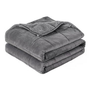 Giselle Bedding Weighted Blanket Fleece Sherpa Heavy Blanket 4.5KG WBLANKET-DUAL-152-45KG