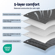 Giselle Bedding Weighted Blanket Fleece Sherpa Heavy Blanket 4.5KG WBLANKET-DUAL-152-45KG