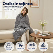 Giselle Bedding Weighted Blanket Fleece Sherpa Heavy Blanket 4.5KG WBLANKET-DUAL-152-45KG