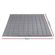 Giselle 11KG Weighted Blanket Adults Kid Anti Anxiety Gravity Blankets Sherpa Fleece WBLANKET-DUAL-203-11KG