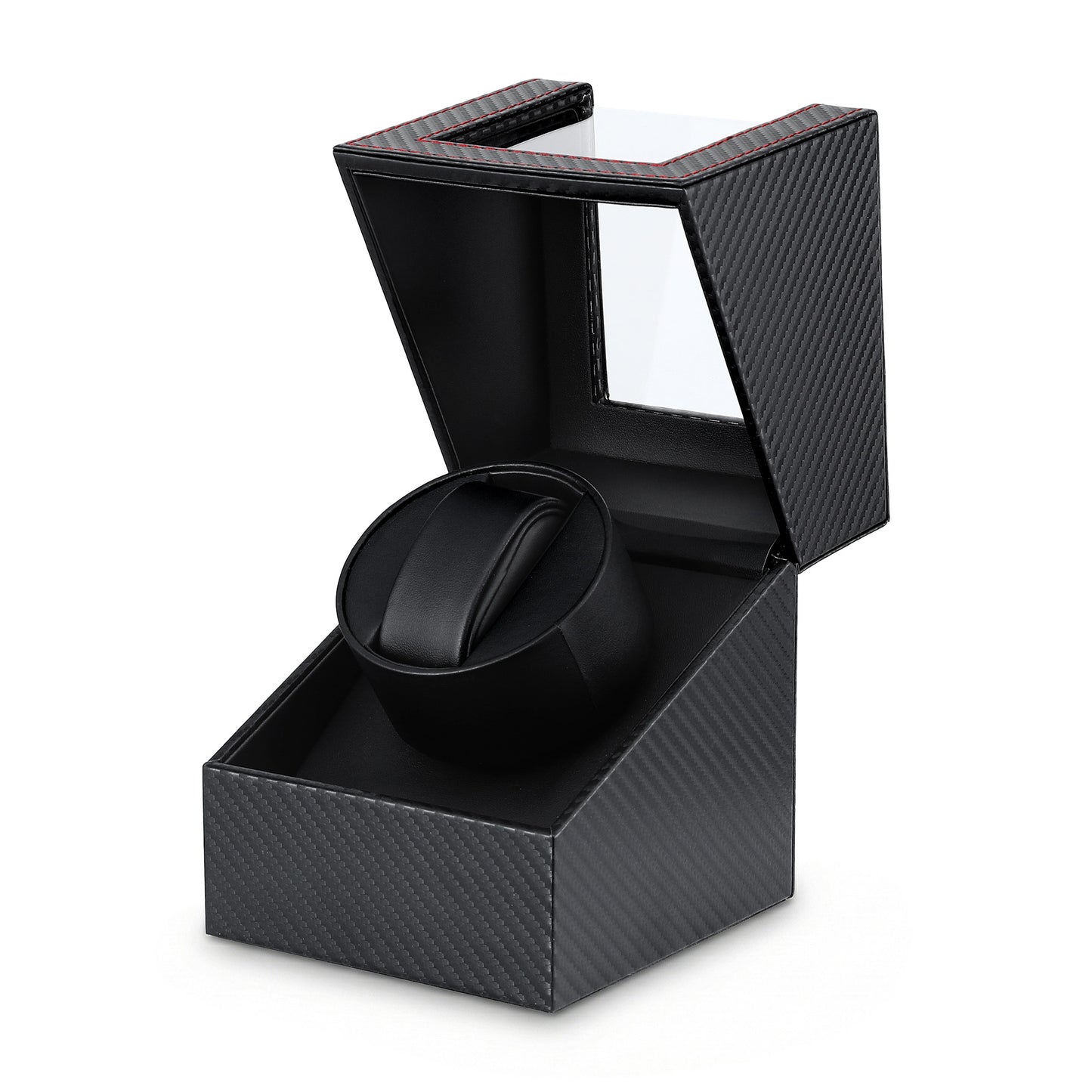 Embellir Watch Winder Box Automatic Single Quiet Carbon Fibre Black WBX-WIN-SINGLE-BK