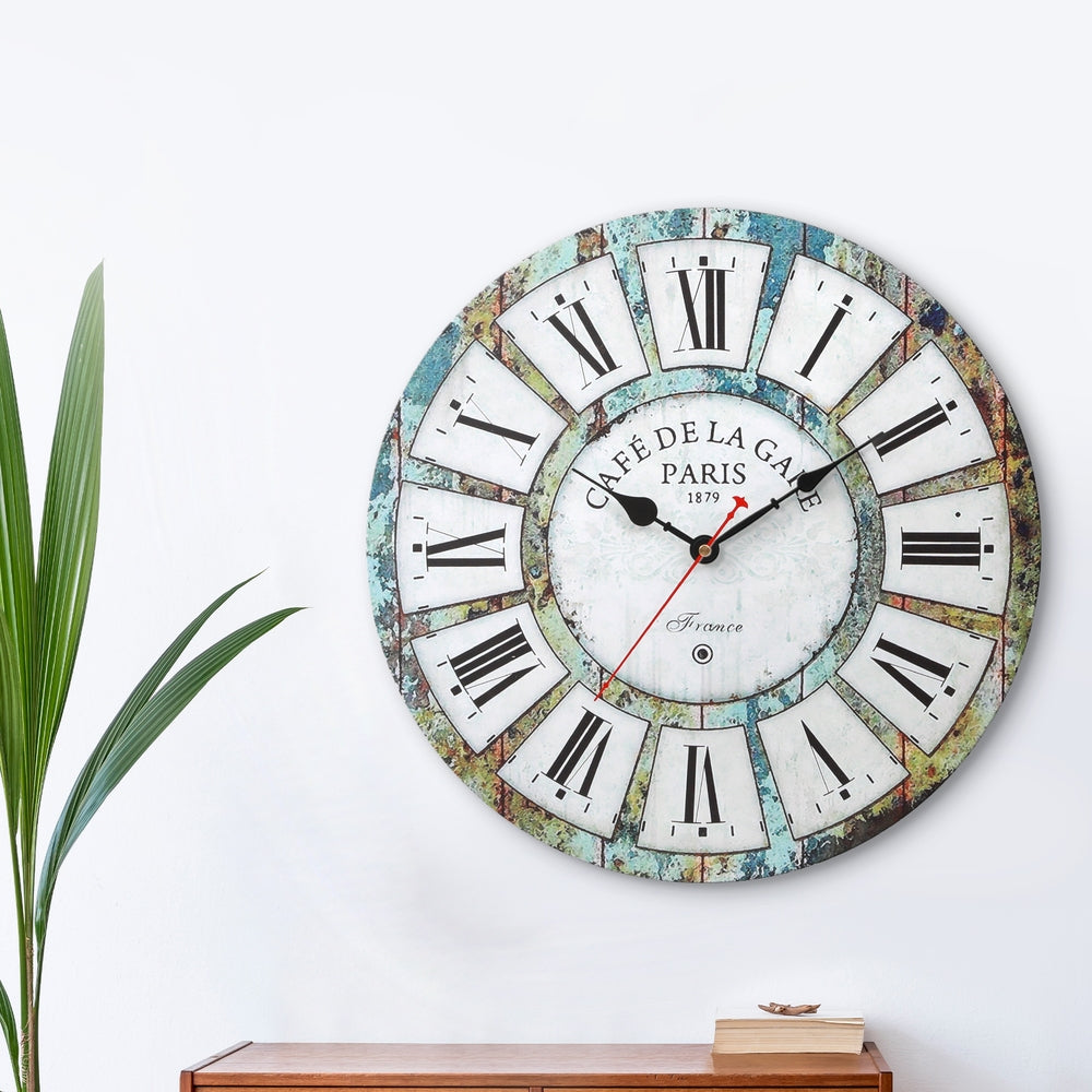 Artiss 40CM Wall Clock Rustic Design WC-40-UV
