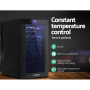 Devanti Wine Fridge Cooler 18 Bottles WC-50A-18B-BK