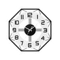 Artiss 60CM Wall Clock Octagon WC-60-BK-WH