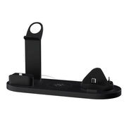 Devanti 4 in 1 Wireless Charger Multi-function Station for Phone Airpod iWatch 15W WC-A-063-15W-BK