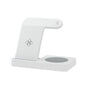 Devanti 4-in-1 Wireless Charger Dock Fast Charging for Phone White WC-A-101-WH