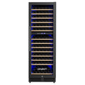 Devanti Wine Fridge Cooler Dual Zone 154 Bottles WC-C-408B-153B-BK