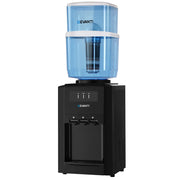 22L Devanti Water Cooler Dispenser Bench Top 3 Taps Chiller Filter Purifier Three Taps Balck WD-1103-22L-BK