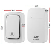 UL-tech Wireless Doorbell Plugin Receiver WD-1RECEIVER-WH