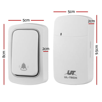 UL-tech Wireless Doorbell Plugin Receiver WD-1RECEIVER-WH