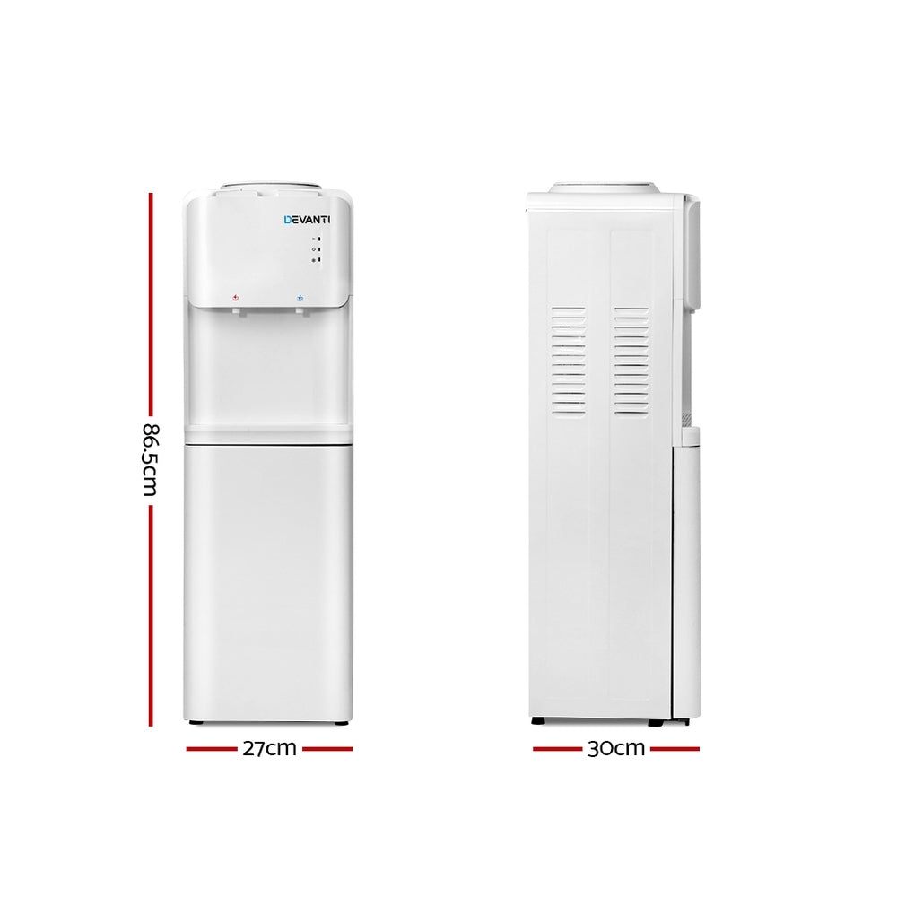 Devanti Water Cooler Dispenser Stand White WD-5312-C-WH