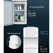 Devanti Water Cooler Dispenser Stand White WD-5312-C-WH