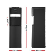Devanti 3 Taps Water Cooler Dispenser Bottom Loading Dispenser Chiller Filter Purifier