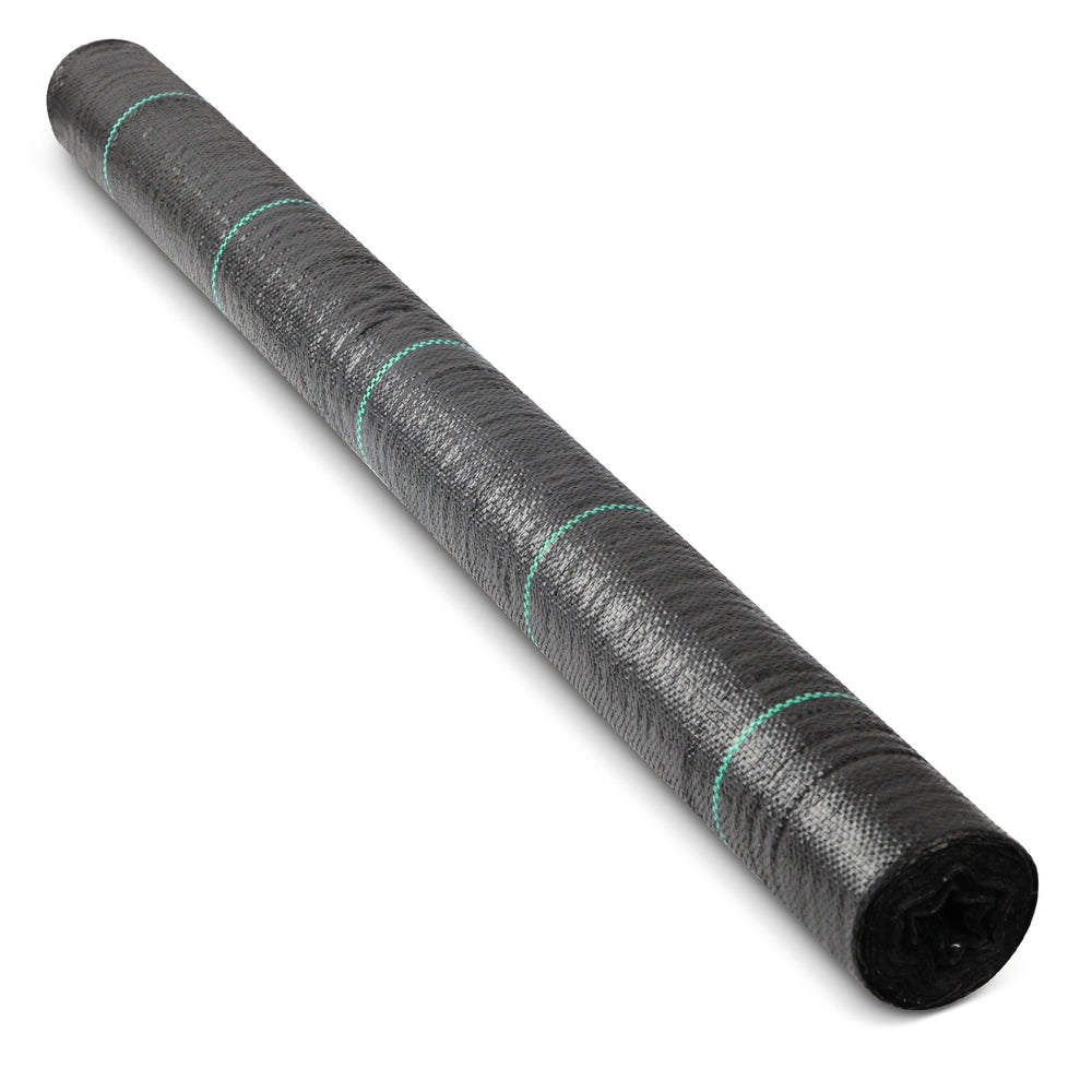 Instahut 2x50m Weed Mat 110GSM Weed Control Mat Plant WD-B-2X50-110G-BK