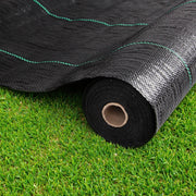 Instahut 2x50m Weed Mat 110GSM Weed Control Mat Plant WD-B-2X50-110G-BK
