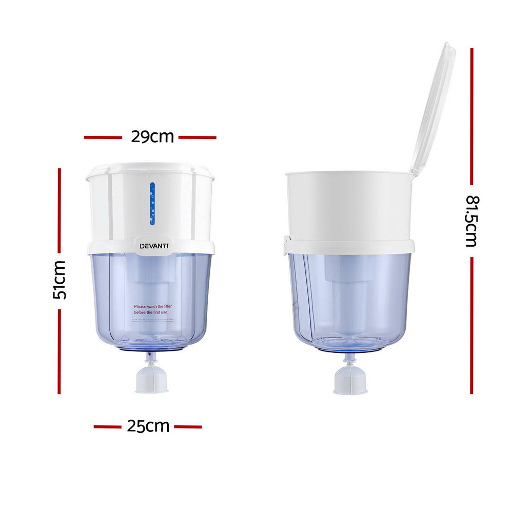 Devanti Water Cooler Dispenser 15L Filter Bottle WD-B-BP-15L