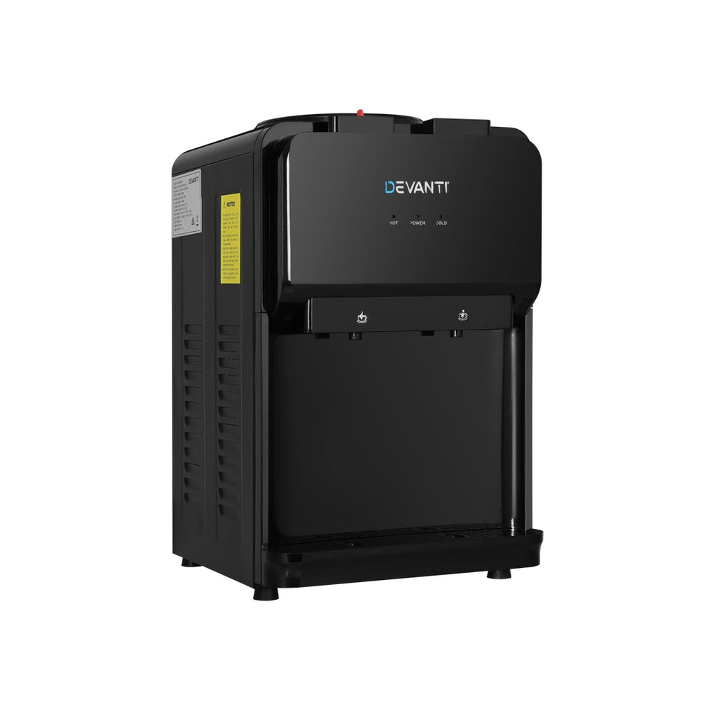 Devanti Water Cooler Dispenser Bench Top Black WD-COM-BT533-BK