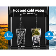 Devanti Water Cooler Dispenser Bench Top Black WD-COM-BT533-BK