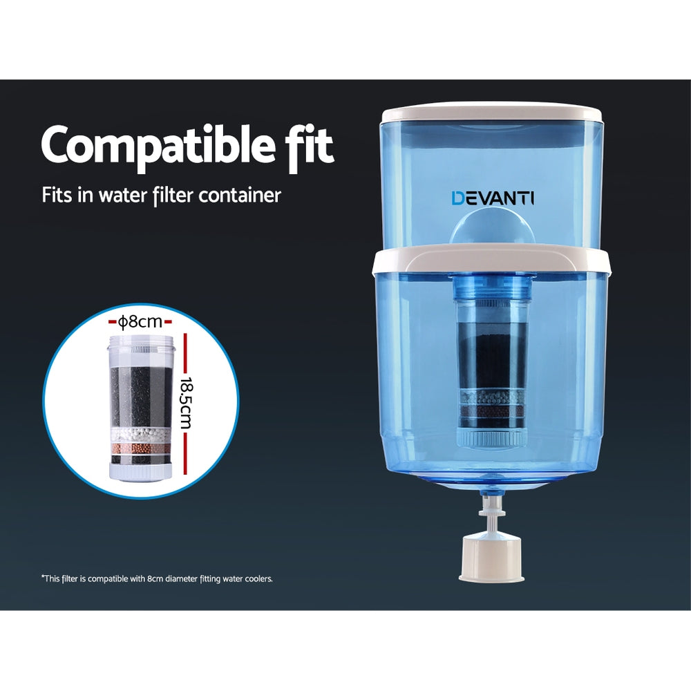 Devanti Water Cooler Dispenser 7-Stage Filter WD-FILTER-22B-6T