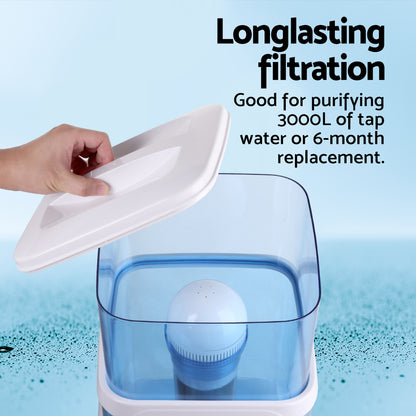 Devanti Water Cooler Dispenser 7-Stage Filter 2 Pack WD-FILTER-22B-6TX2