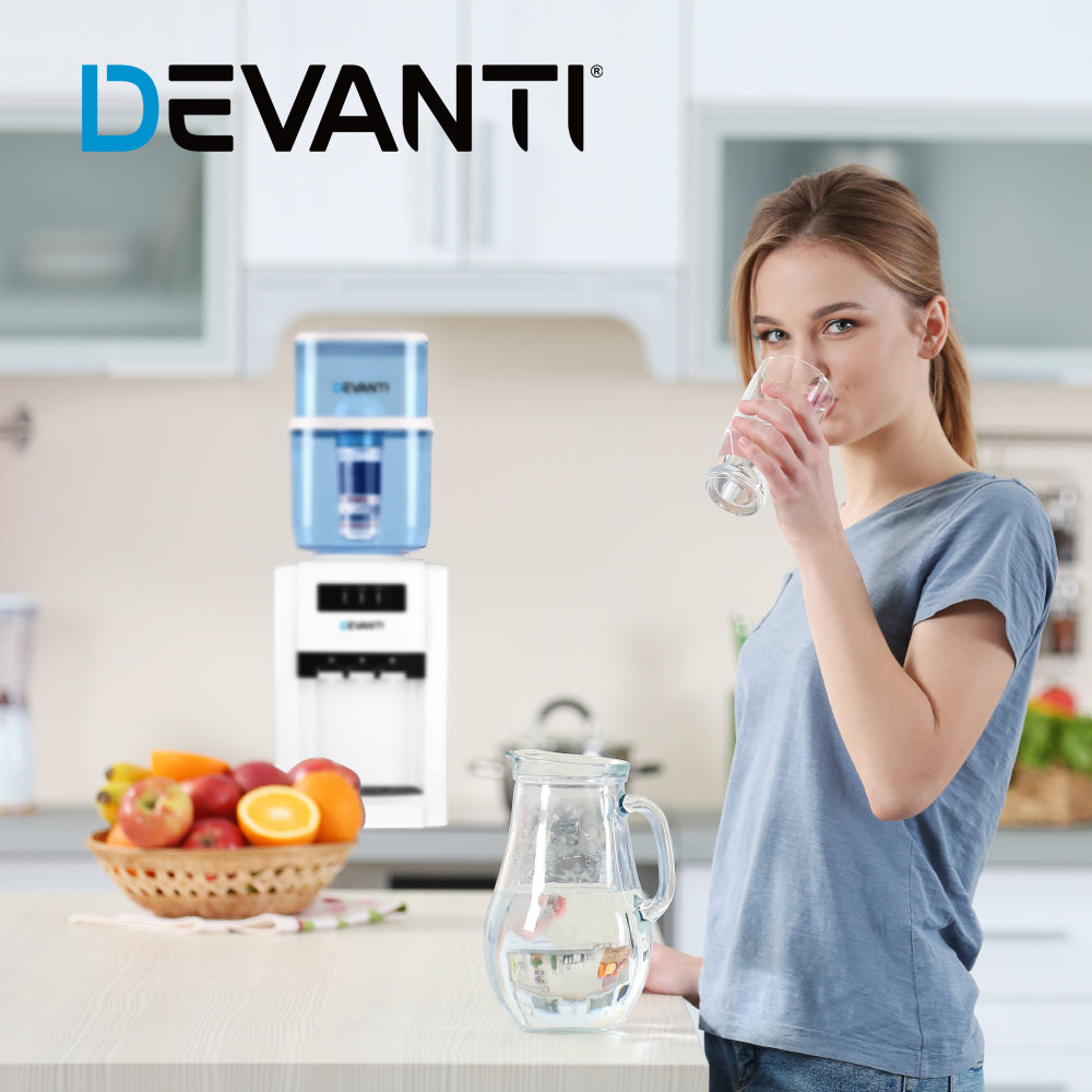 Devanti Water Cooler Dispenser 7-Stage Filter 2 Pack WD-FILTER-22B-6TX2
