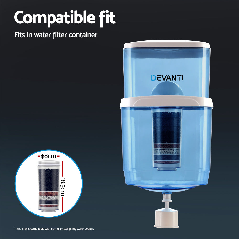 Devanti Water Cooler Dispenser 7-Stage Filter 3 Pack WD-FILTER-22B-6TX3