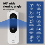 UL-tech Wireless Doorbell Security Camera WD-VIDEO-WH