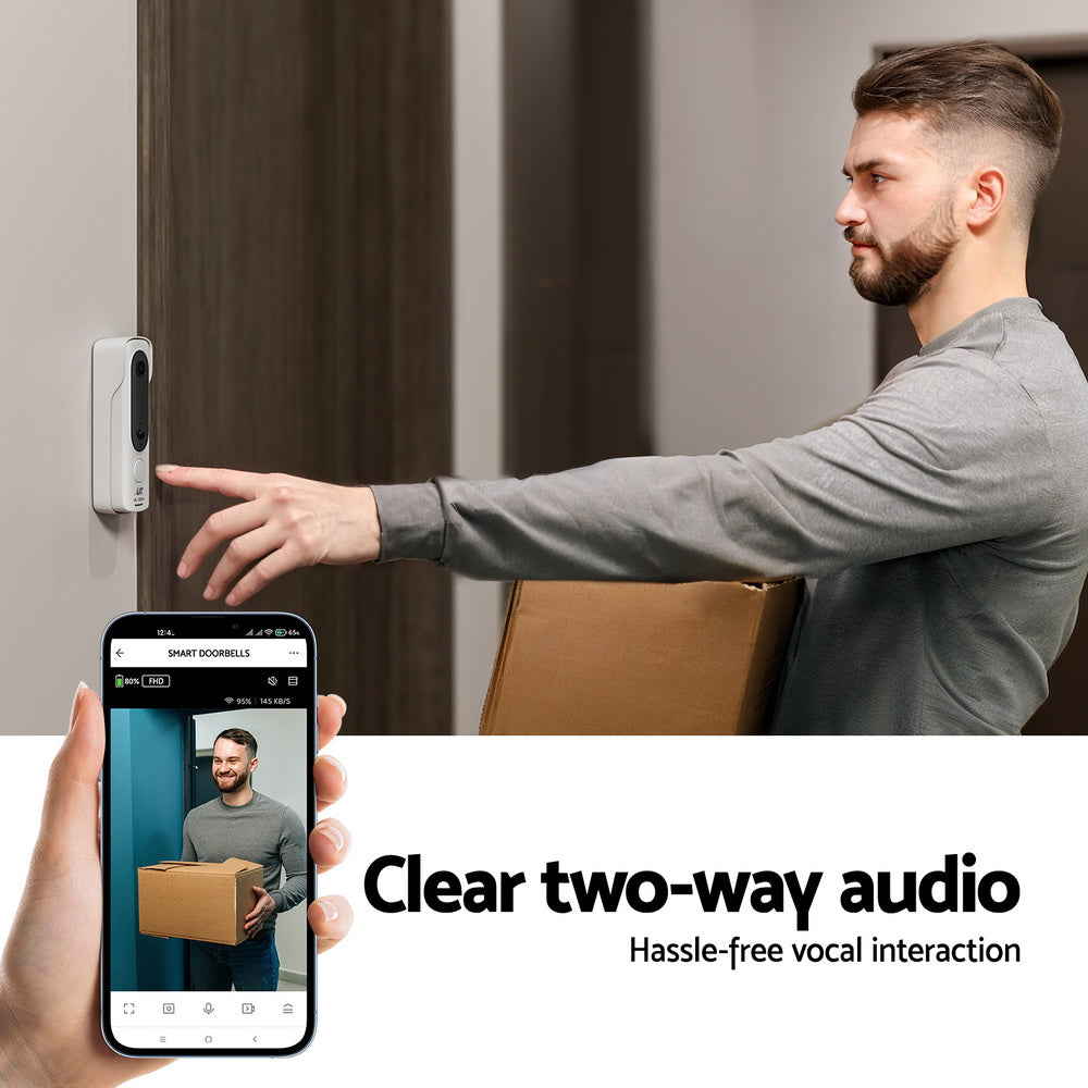 UL-tech Wireless Doorbell Security Camera WD-VIDEO-WH