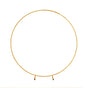 2M Round Backdrop Stand Wedding Background Decoration Party Flower Balloon Display WESD-ROUND-2M-GD