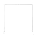 2M Backdrop Stand Wedding Background Decoration Party Flower Balloon Display White WESD-SQUA-2M-WH