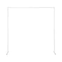 2M Backdrop Stand Wedding Background Decoration Party Flower Balloon Display White WESD-SQUA-2M-WH