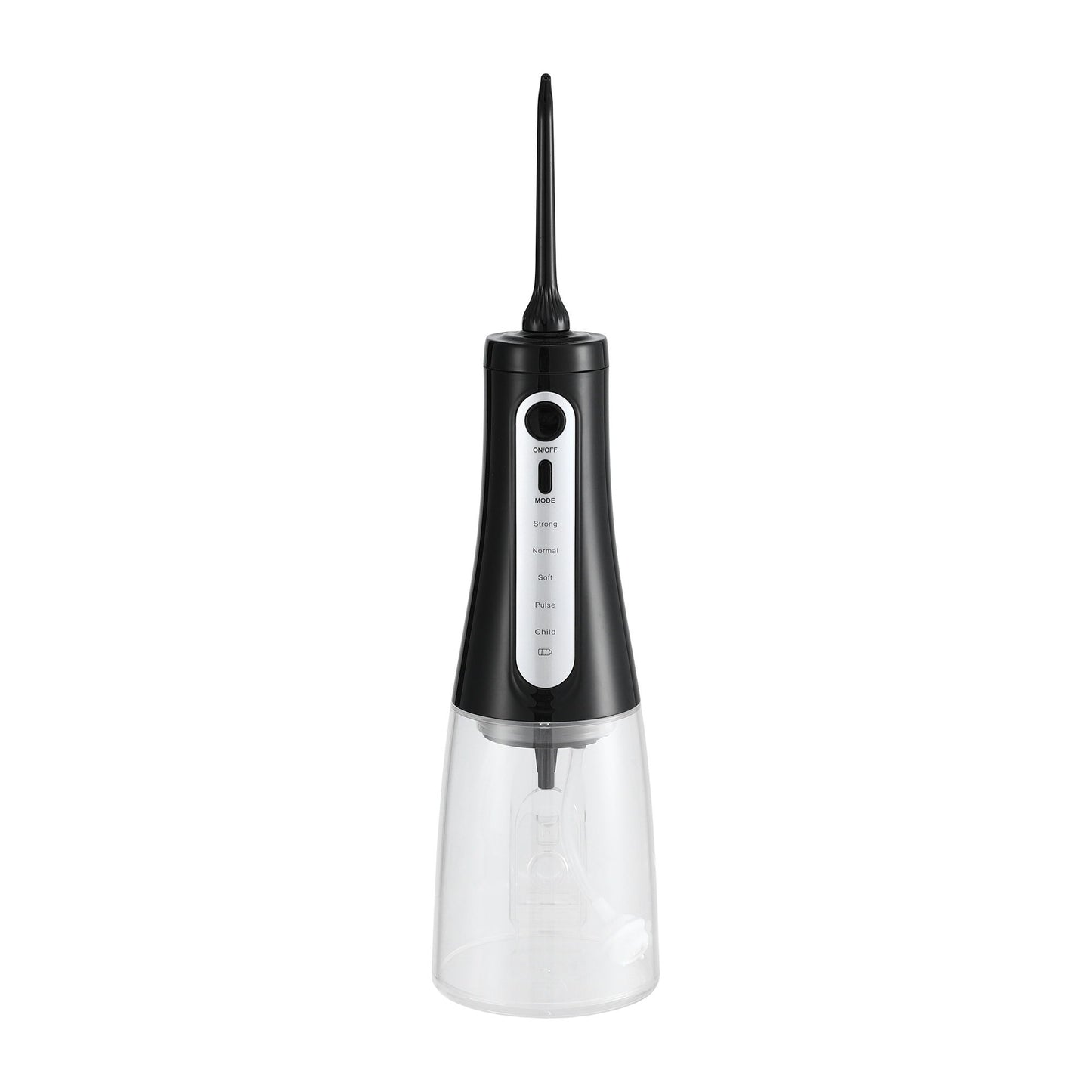 Devanti Cordless Water Flosser Dental Oral Irrigator Black WF-350ML-8N-BK