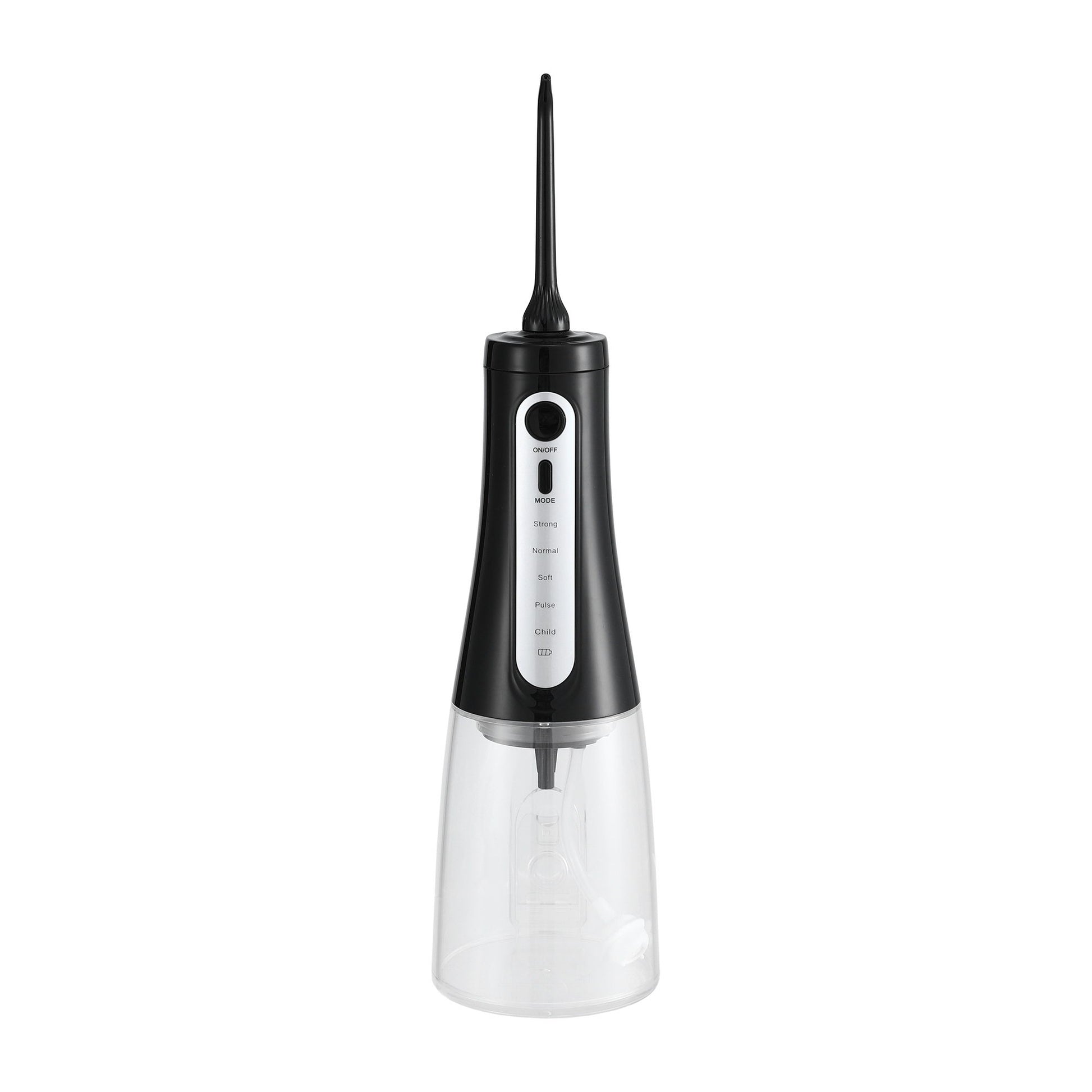Devanti Cordless Water Flosser Dental Oral Irrigator Black WF-350ML-8N-BK