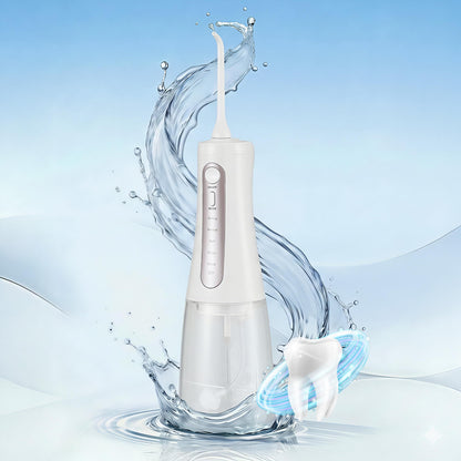 Devanti Cordless Water Flosser Dental Oral Irrigator White WF-350ML-8N-WH