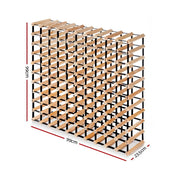 Artiss Wine Rack 110 Bottle WINE-RACK-110B